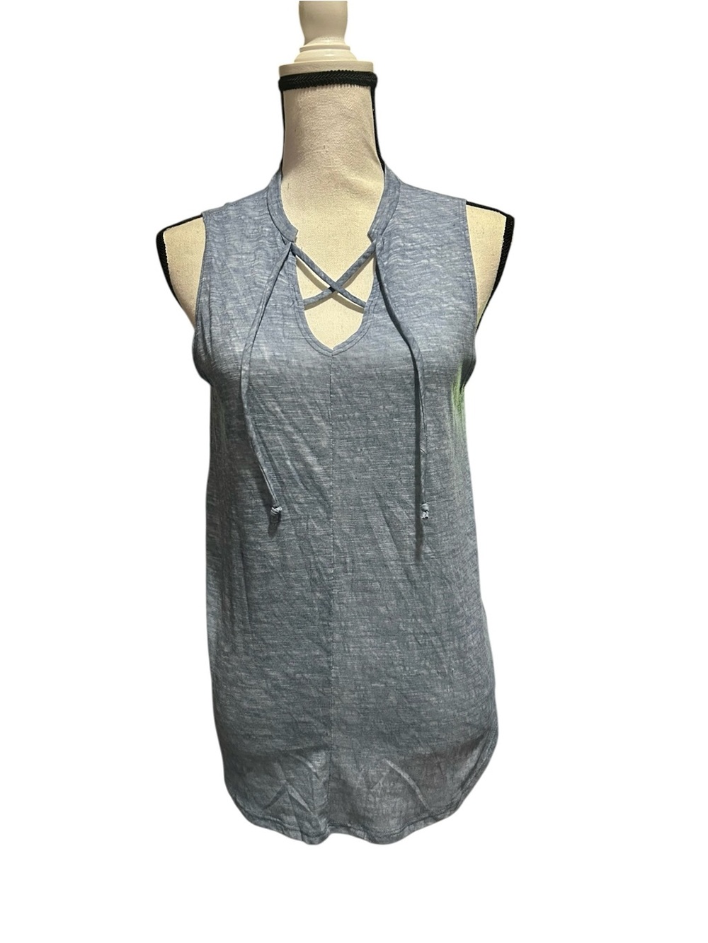 NWT orange creek brand criss cross neckline tank top